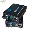 10/100M single mode 2ethernet ports optical fiber transceiver